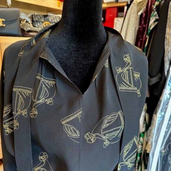 Lanvin Paris Robe/Dress. Size 38 / 6 - Picture 4 of 6